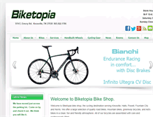 Tablet Screenshot of biketopia.com